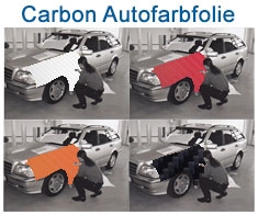 Carbon Folie Lackschutz-Folie Auto-Folie Steinschlagschutzfolie schwarz