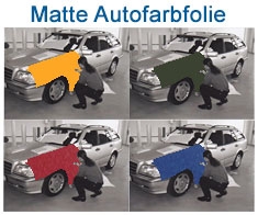 Autofolien und Carwrapping Folien matt