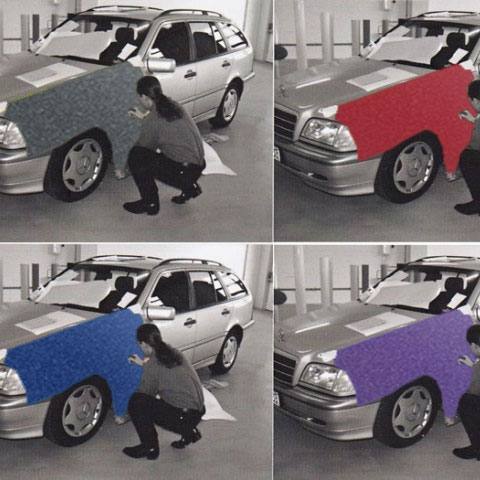 Car Wrapping Effekt-Autofolie matt