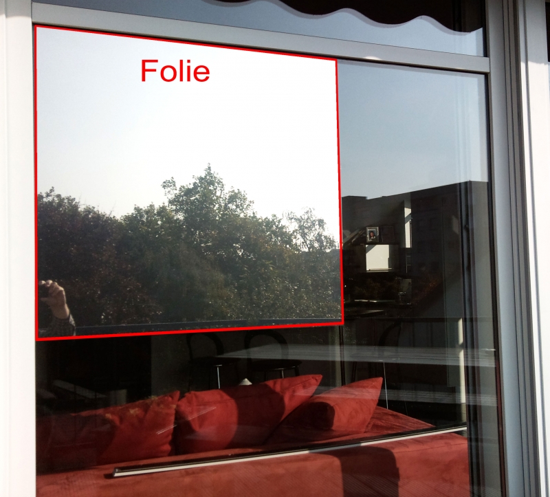 Fensterfolie Sonnenschutz Spiegelfolie Fenster Sichtschutz Folie