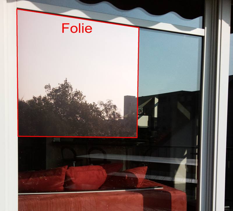 Sonnenschutzfolie für Fenster ☀️ als Zuschnitt, Meterware oder Rolle.