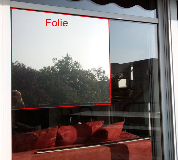 Spiegelfolie Fenster Verdunkelungsfolie Fensterfolie Spiegel